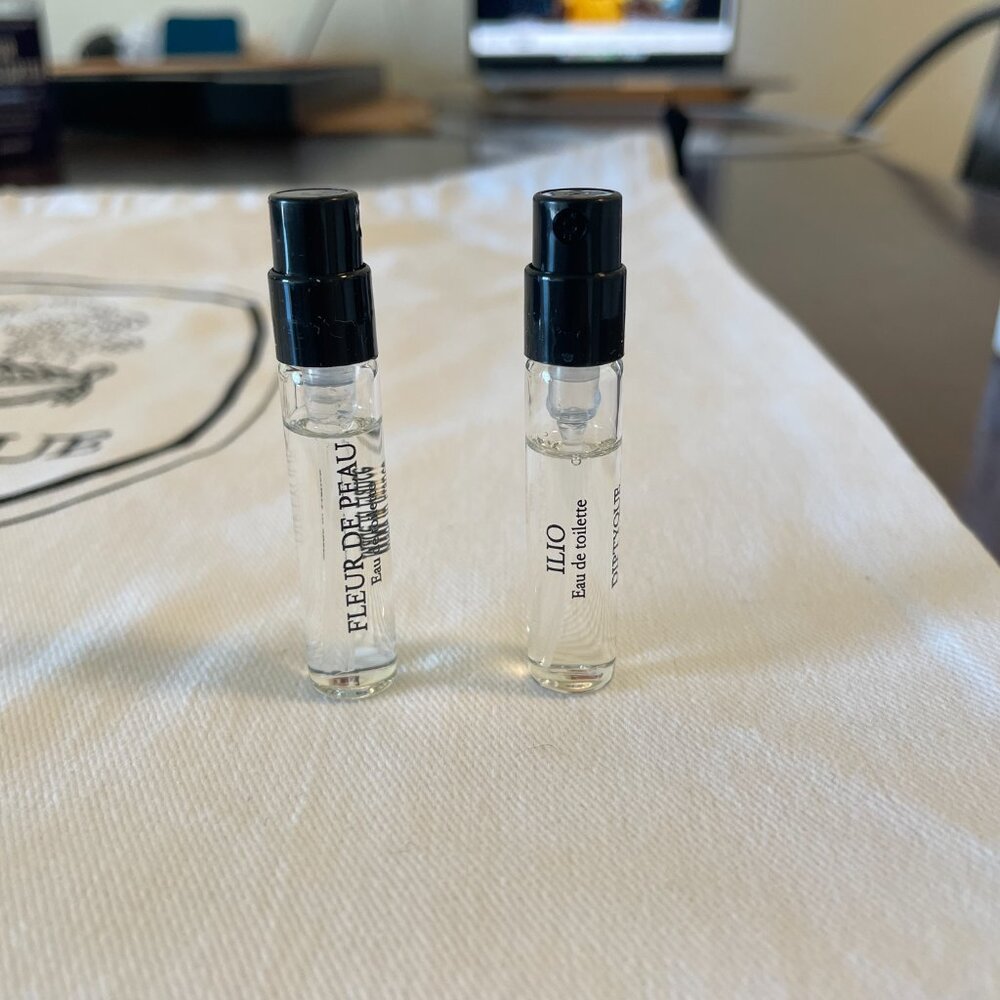 Diptyque EDT in Fleur de Peau & Ilio, each 2 ml / 0.06 oz - Picture 4 of 5